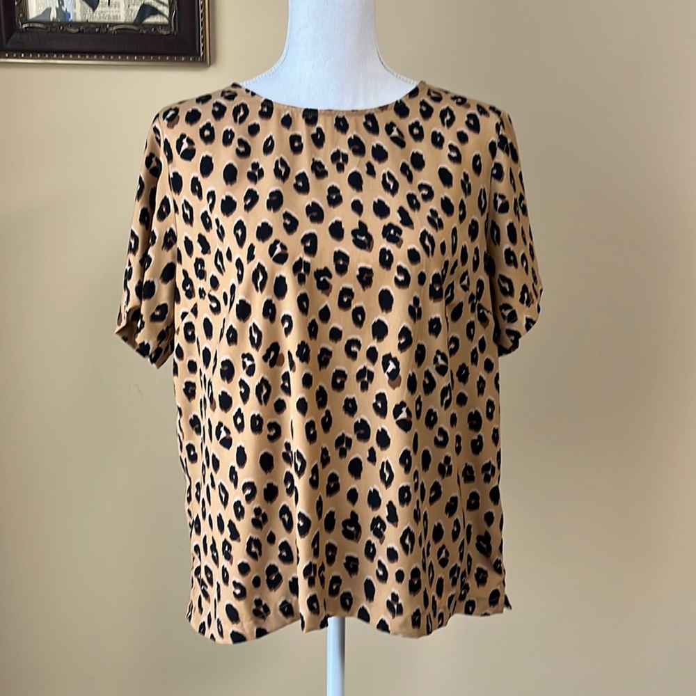 Leopard Print Blouse